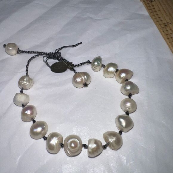 Zacasha Fresh Water Large‎ Pearl Bracelet - Picture 6 of 8
